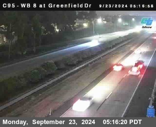 WB 8 at Greenfield Street