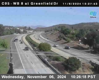 WB 8 at Greenfield Street