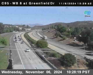 WB 8 at Greenfield Street