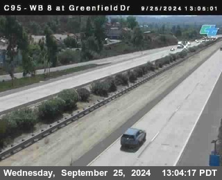 WB 8 at Greenfield Street