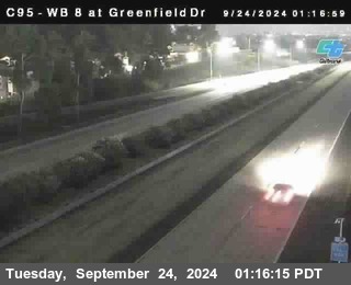 WB 8 at Greenfield Street