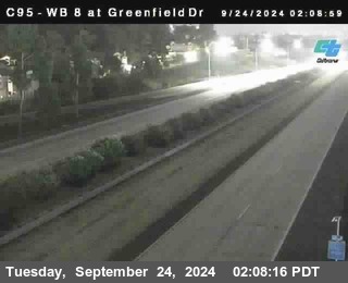 WB 8 at Greenfield Street