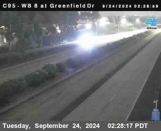 WB 8 at Greenfield Street