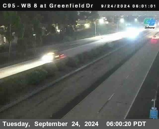 WB 8 at Greenfield Street