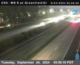 WB 8 at Greenfield Street