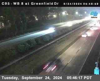 WB 8 at Greenfield Street