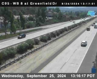 WB 8 at Greenfield Street