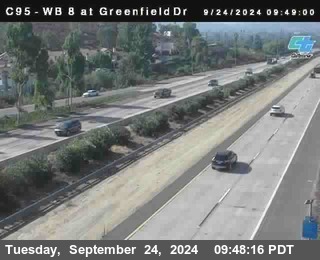 WB 8 at Greenfield Street