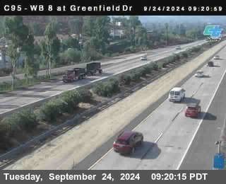 WB 8 at Greenfield Street