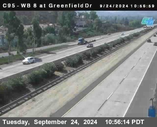 WB 8 at Greenfield Street