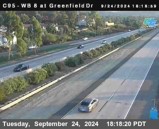 WB 8 at Greenfield Street