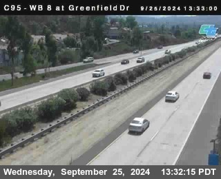 WB 8 at Greenfield Street