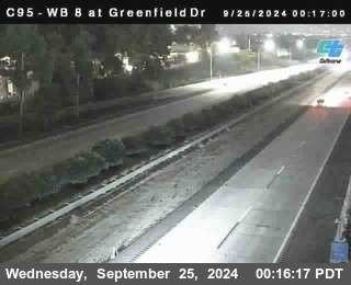 WB 8 at Greenfield Street