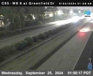 WB 8 at Greenfield Street