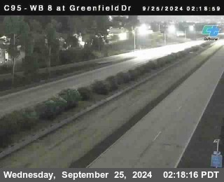 WB 8 at Greenfield Street