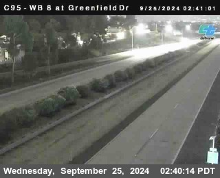 WB 8 at Greenfield Street