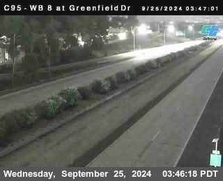 WB 8 at Greenfield Street