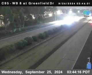 WB 8 at Greenfield Street