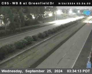 WB 8 at Greenfield Street