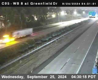 WB 8 at Greenfield Street