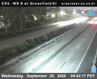 WB 8 at Greenfield Street