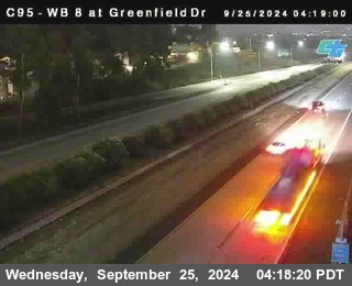 WB 8 at Greenfield Street