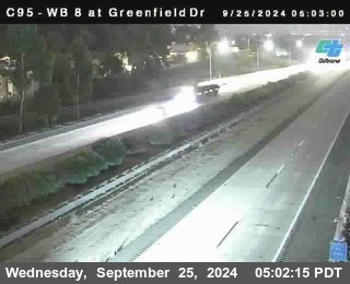 WB 8 at Greenfield Street