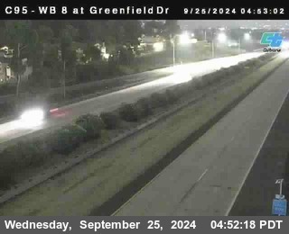 WB 8 at Greenfield Street