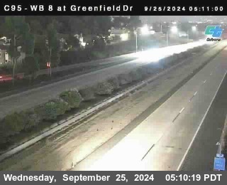 WB 8 at Greenfield Street