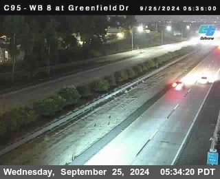 WB 8 at Greenfield Street