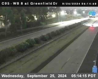 WB 8 at Greenfield Street