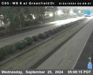 WB 8 at Greenfield Street