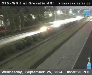 WB 8 at Greenfield Street