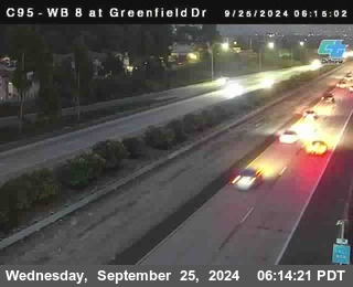 WB 8 at Greenfield Street