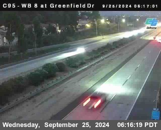 WB 8 at Greenfield Street