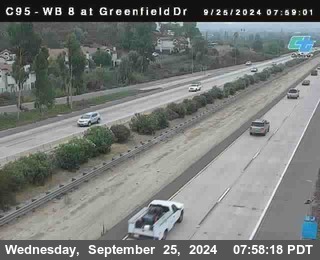 WB 8 at Greenfield Street