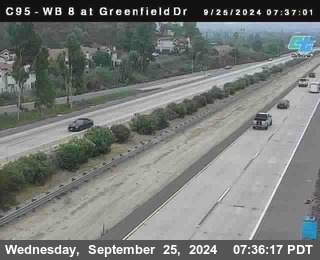 WB 8 at Greenfield Street