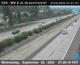 WB 8 at Greenfield Street