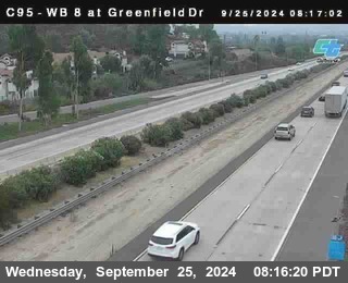 WB 8 at Greenfield Street