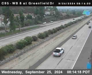 WB 8 at Greenfield Street