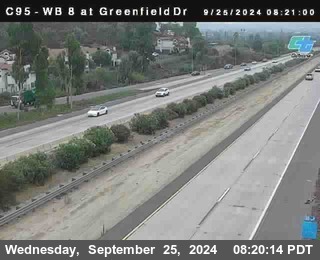 WB 8 at Greenfield Street