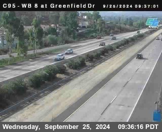 WB 8 at Greenfield Street