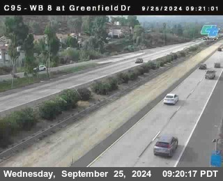 WB 8 at Greenfield Street