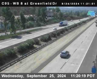 WB 8 at Greenfield Street