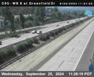 WB 8 at Greenfield Street