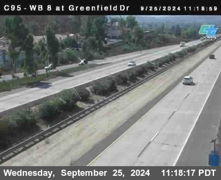 WB 8 at Greenfield Street