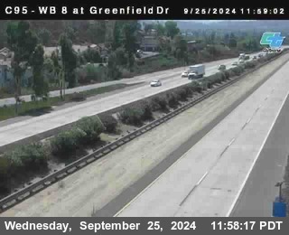 WB 8 at Greenfield Street