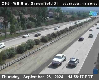 WB 8 at Greenfield Street