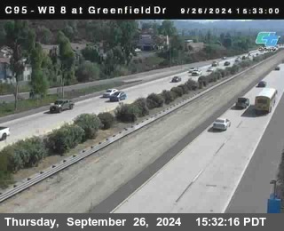 WB 8 at Greenfield Street