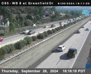 WB 8 at Greenfield Street